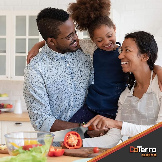 DaTerra Cucina Chef Knife - 8 Inch | Eisenrose - Sharp German Steel - Professional Kitchen Knives