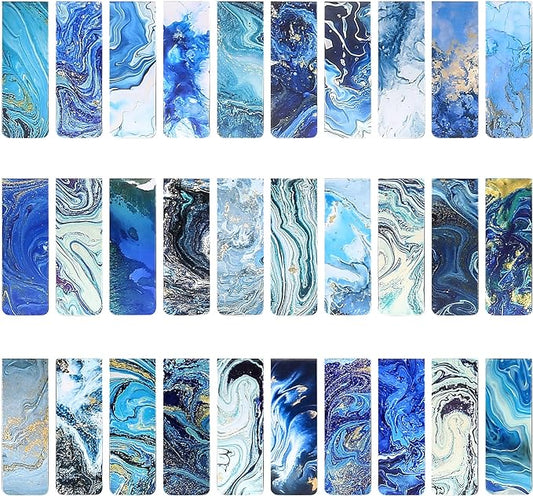 30 Ocean-themed Magnetic Bookmarks - Markers Clips for Students, Teachers, Home, Office, Reading