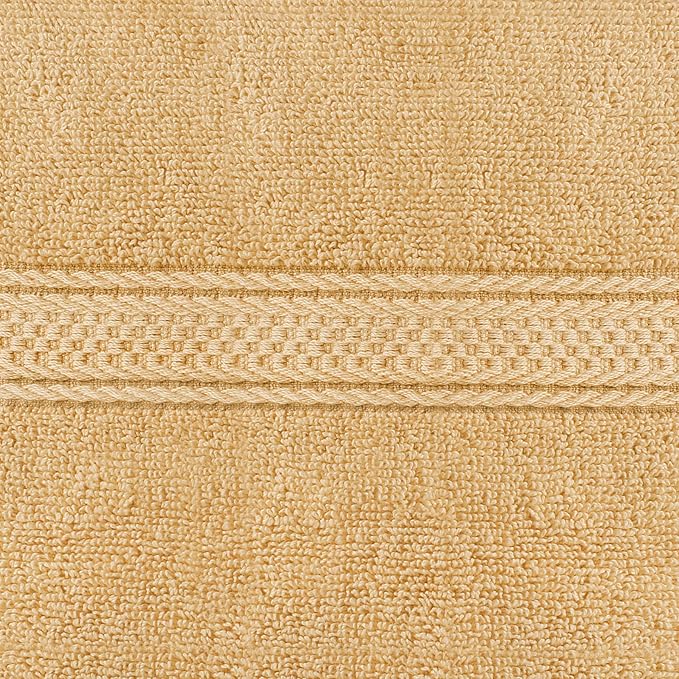 Utopia Towels 6 Pack Premium Hand Towels Set, 16 by 28 inches, 100% Ring Spun Cotton, Ultra Soft and Highly Absorbent 600GSM Towels for Bathroom, Gym, Shower, Hotel, and Spa, Beige