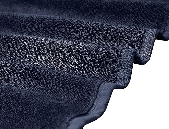 Pleasant Home 6 Pack Hand Towels Set – 16” x 28” | 100% Cotton | 500 GSM | Professional Bath Towels Use for Hotels, Hospitality, Spas, Salons | Lightweight & Durable | Bath Towels Set | Navy