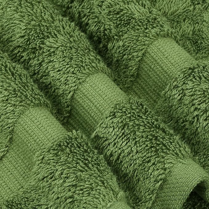 Chakir Turkish Linens Luxury Spa and Hotel Quality Premium Turkish Cotton 6-Piece Towel Set (2 x Bath Towels, 2 x Hand Towels, 2 x Washcloths)