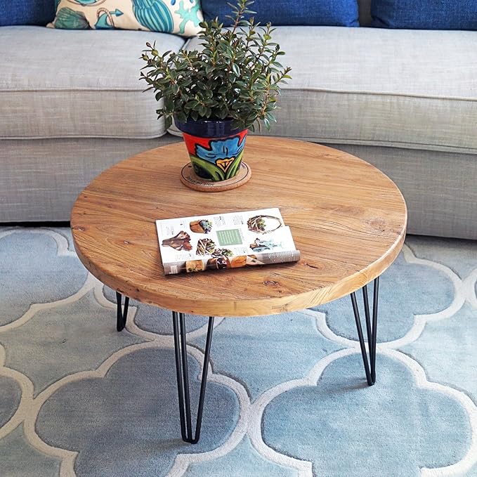 WELLAND Old Elm Coffee Table (Round)