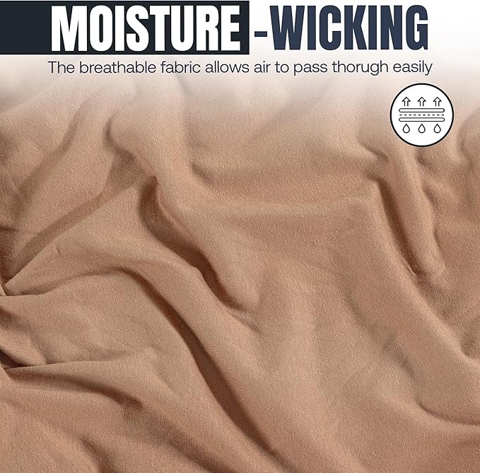 Baby Crib Standard Sheet, 100% Cotton Knitted Jersey, Pack n Play Sheet, Fitted Crib Sheets, Super Soft, Durable, Toddler Fitted Sheet, Green & Mustard Grey 28"x52"x9"'