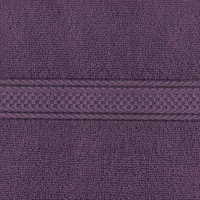 Utopia Towels 6 Pack Premium Hand Towels Set, 16 by 28 inches, 100% Ring Spun Cotton, Ultra Soft and Highly Absorbent 600GSM Towels for Bathroom, Gym, Shower, Hotel, and Spa, Plum