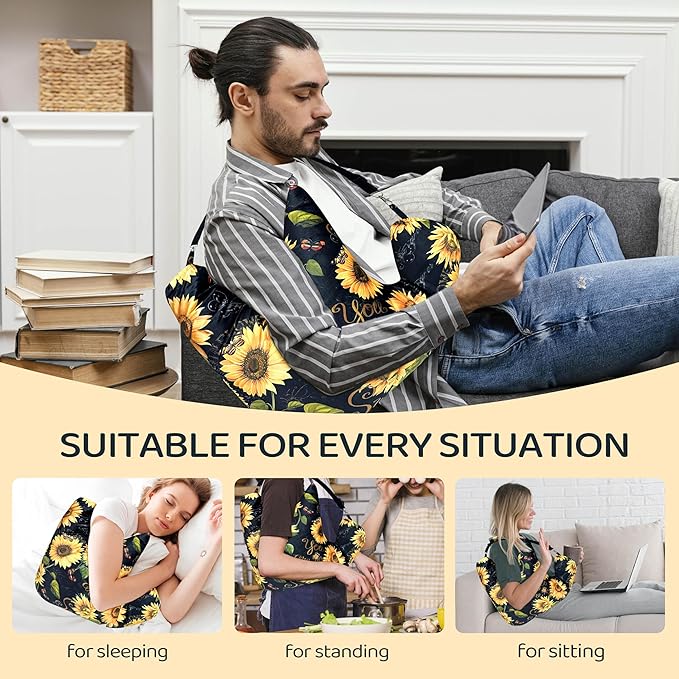 Rotator Cuff Pillow Post Shoulder Surgery Recovery Supplies Pillow,Providing Support for Post-Surgery Shoulder Comfortable Cotton Bag Pillow With an Detachable Design Post Surgery Shoulder Pillow