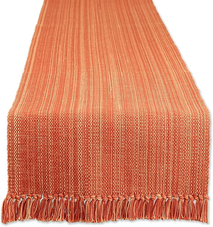 DII Variegated Tabletop Collection, Table Runner3x108, Spice