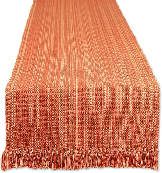 DII Variegated Tabletop Collection, Table Runner3x108, Spice