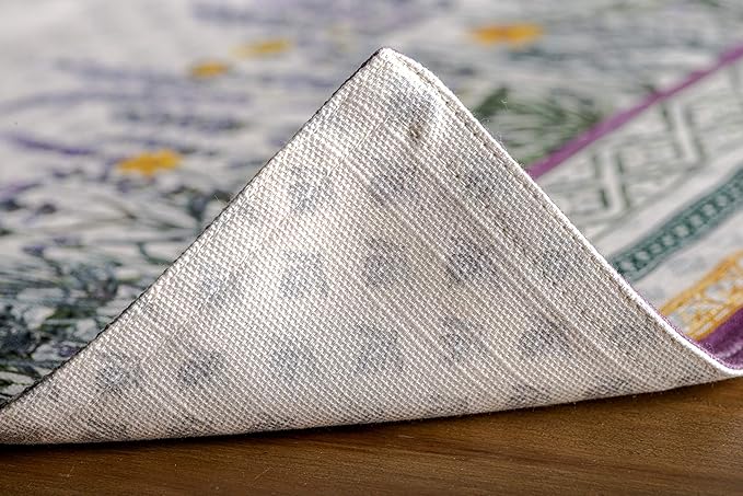 Maison d' Hermine Placemats Set of 4 100% Cotton Washable Cloth Place Mats, Reusable Table Mats for Kitchen Dining Decoration, Party, Wedding, Restaurant Spring/Summer (Fanny Lavender, 13" x 19")