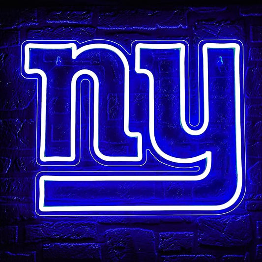 Neon Sign for Wall Decor Football Neon Light for Man Cave Birthday Gifts for Men Football Team Logo Sign for Bar Dorm Party Game Room Decor Size 16.1 * 10.6In(ZYLD059)
