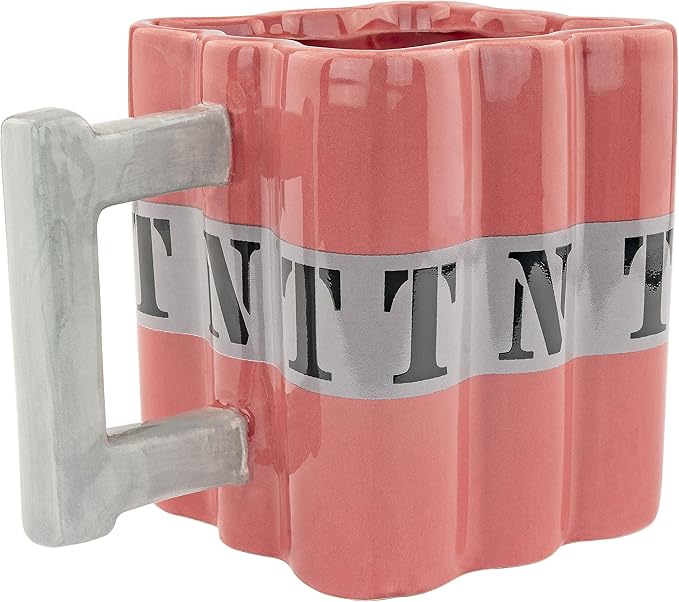 TNT Dynamite Ceramic Coffee Mug - Fairly Odd Novelties - Funny Explosive Bomb Tea Cup Gift