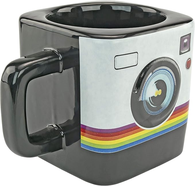 Instant Camera Ceramic Mug, 9oz - Fairly Odd Novelties - Fun Hipster Coffee & Tea Cup