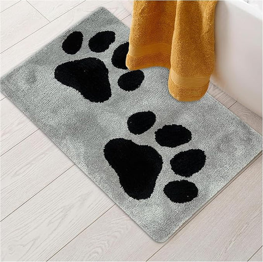 Super Absorbent Dog Bath Mat – Non-Slip Quick Dry Pet Mat for Dogs & Cats, Soft Microfiber Towel Rug for Bathroom, Grooming, Entryway – Machine Washable, 36"x24"