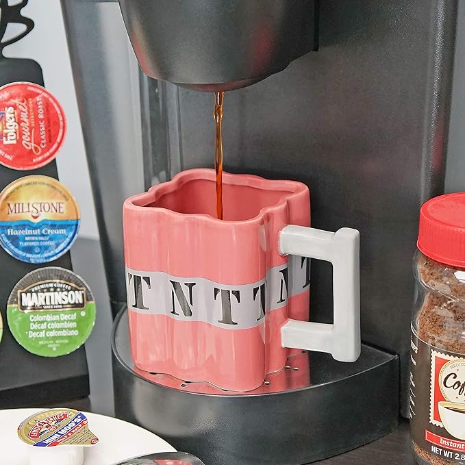 TNT Dynamite Ceramic Coffee Mug - Fairly Odd Novelties - Funny Explosive Bomb Tea Cup Gift