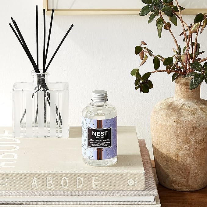NEST New York Reed Diffuser Refill, Cedar Leaf & Lavender, 5 Fluid Ounces, 5.9 Fl Oz (Pack of 1)