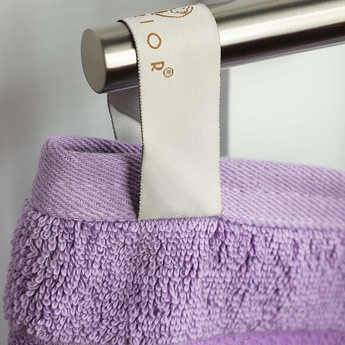 Superior Egyptian Cotton 10-Piece Face Towel Set , Small Towels For Facial, Spa, Quick Dry, Absorbent Towels, Bathroom Accessories, Guest Bath, Home Essentials, Washcloth, Airbnb, Royal Purple