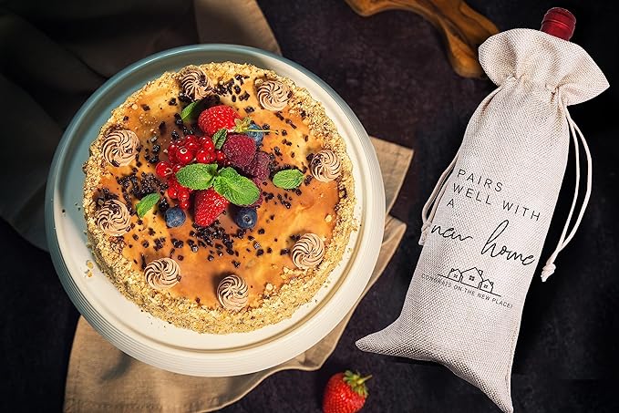 Housewarming Gift Wine Bag, New Home Wine Gift Bag for New Home Owner Gift, Realtor Gift to Clients, Housewarming Party Decorations, Party Supplies and Favors-19