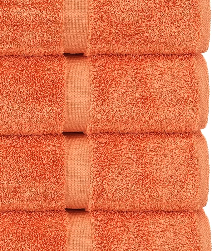 Chakir Turkish Linens, 100% Cotton Premium Quality Turkish Bath Sheets (35''x70'' Large Bath Sheet Towels - Coral)