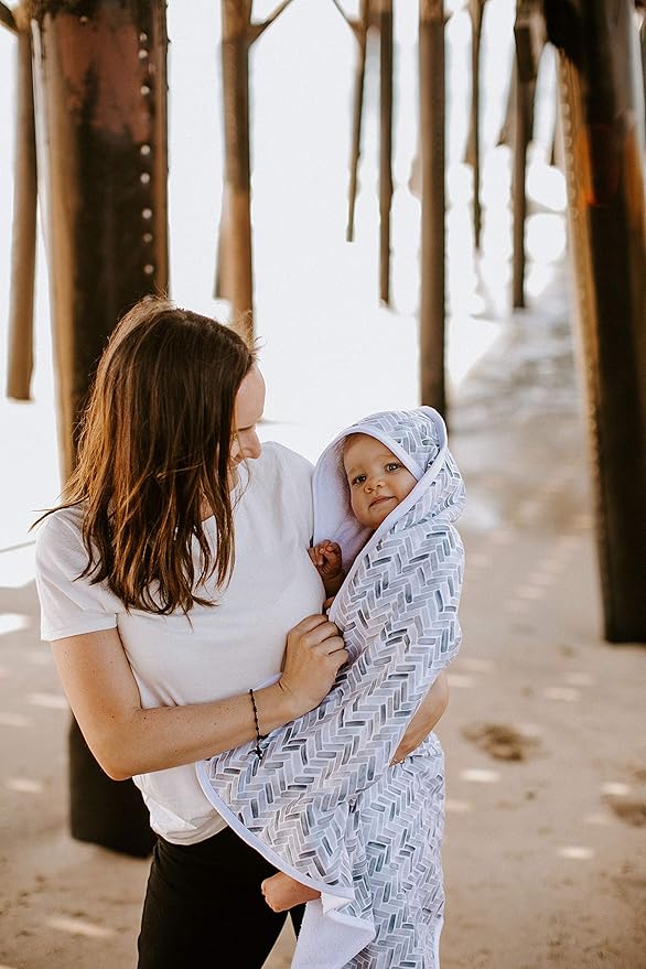 Copper Pearl Hooded Bath Towels Premium Knit/Terry Cloth Baby Towels with Hood, Pockets, and Cool Designs - Great to Gift and Make Bath Time Fun - Baby Bath Towel, Alta