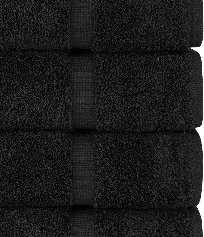 Chakir Turkish Linens Luxury Spa and Hotel Quality Premium Turkish Cotton 6-Piece Towel Set (2 x Bath Towels, 2 x Hand Towels, 2 x Washcloths)
