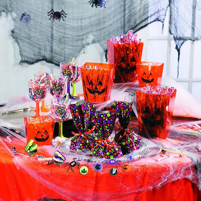 Fun Express 12 Ft. x 12" Hanging Black Spider Ceiling Halloween Decoration, Great for Halloween parties, Trunk Or Treat and Other Spooky Celebrations