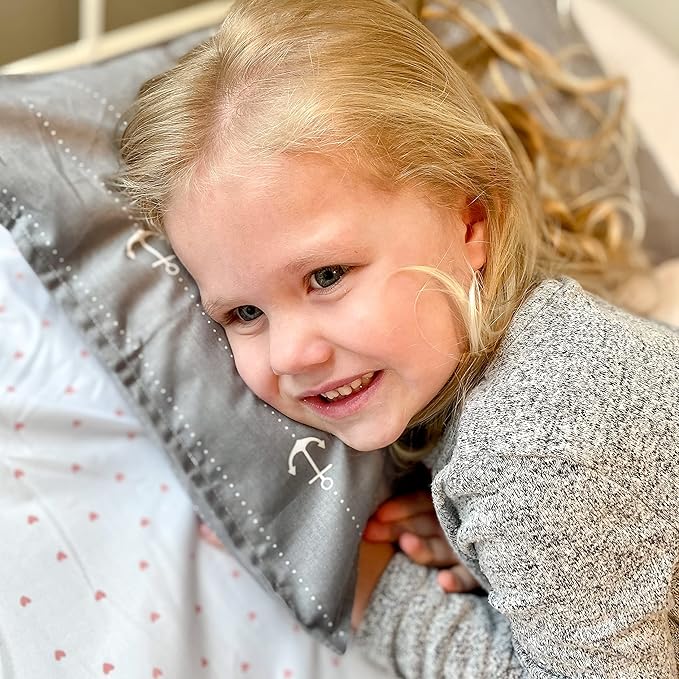 ALVABABY Toddler Pillow Covers Fits 13 x 18,12x 16 Kids Pillow 2 Pack Cotton Sleep Travel Pillowcases with Envelope Baby Children Pillowcase for Boys Girls Dinosaurs 2TPW16