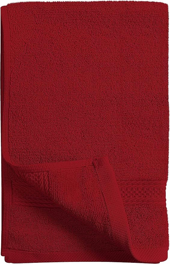 Utopia Towels 6 Pack Premium Hand Towels Set, 16 by 28 inches, 100% Ring Spun Cotton, Ultra Soft and Highly Absorbent 600GSM Towels for Bathroom, Gym, Shower, Hotel, and Spa, Red