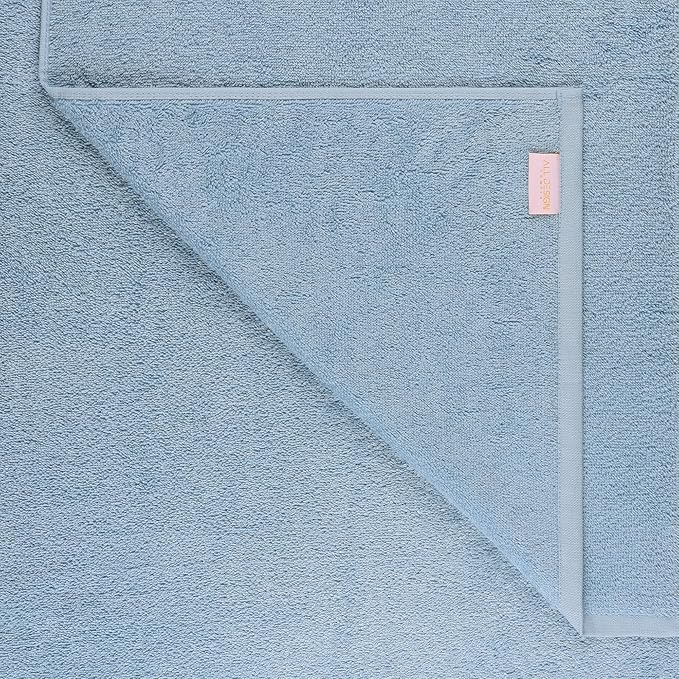 Quick-Dry, Soft & High Absorbent Fingertip Towels for Bathroom Cotton Soft Feel Fingertip Towels 11"x17" | Daily Use 100% Cotton Towels for Bathroom, Gym & More | (4 Pcs, Blue)